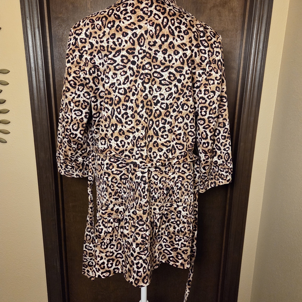 Multiples Leopard Print Jacket - Picture 9 of 11